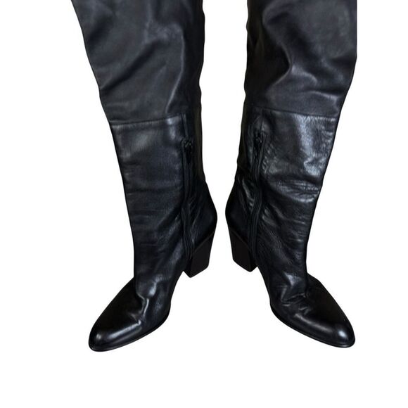 Stuart Weitzman Belmont Nappa Leather Black Knee High Boot Women's Size 8.5 - Picture 9 of 15